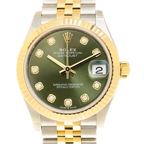 2017 rolex datejust 31 olive green|Rolex Datejust 31 yellow gold.